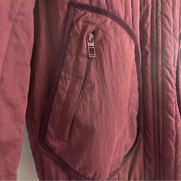 Urban Outfitters Plum Purple Quilted Hooded Jacket - Picture 3 of 10